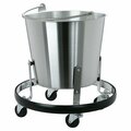 Jorgensen Stainless Steel Kick Bucket Bucket and frame Kit J0808